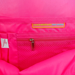 MOCHILA LULUCA ESCOLAR BOLSA DE COSTAS HOLOGRÁFICA ADOLESCENTE - 4