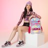 MOCHILA LULUCA ESCOLAR BOLSA DE COSTAS HOLOGRÁFICA ADOLESCENTE - 3