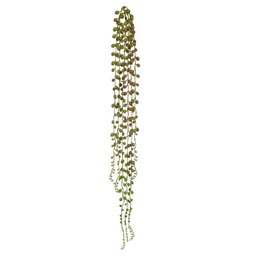 Folhagem Pendente Suculenta Sedum Plastico X6 (verde) 75cm - 1 Folhagem Pendente Suculenta Sedum Plastico X6 (verde) 75cm - 1