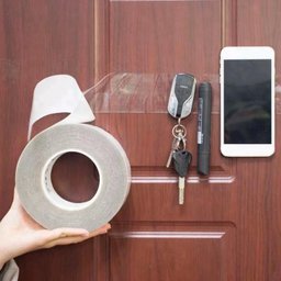 Fita Adesiva Magica Nano Super Dupla Face Cola Tudo Reutilizável Lavável Rolo 3 Metros - 4