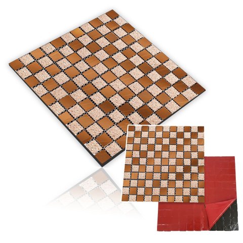 Pastilha de Vidro Adesiva para Parede Cozinha Banheiro Sala Decorativa Moderna Requintado Reforma Ap