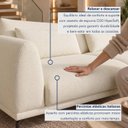 Ver imagem 7 de Sofá Living 4 Lugares com Almofadas 230cm Siena
