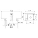 Ver imagem 3 de Torneira Misturador Docol New Edge 925272 de Bancada Ouro Escovado