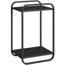 Ver imagem 2 de Mesa Lateral para Sala de Estar 40cm Orgânica Industrial Alek A03 Nero Preto - Lyam Decor