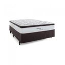 Ver imagem 1 de Cama Box Casal Molas Maxspring 138x188x25cm Edimburgo Branco Herval