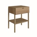 Ver imagem 6 de Mesa de Cabeceira 1 Gaveta Pé Madeira Artesano Oslo