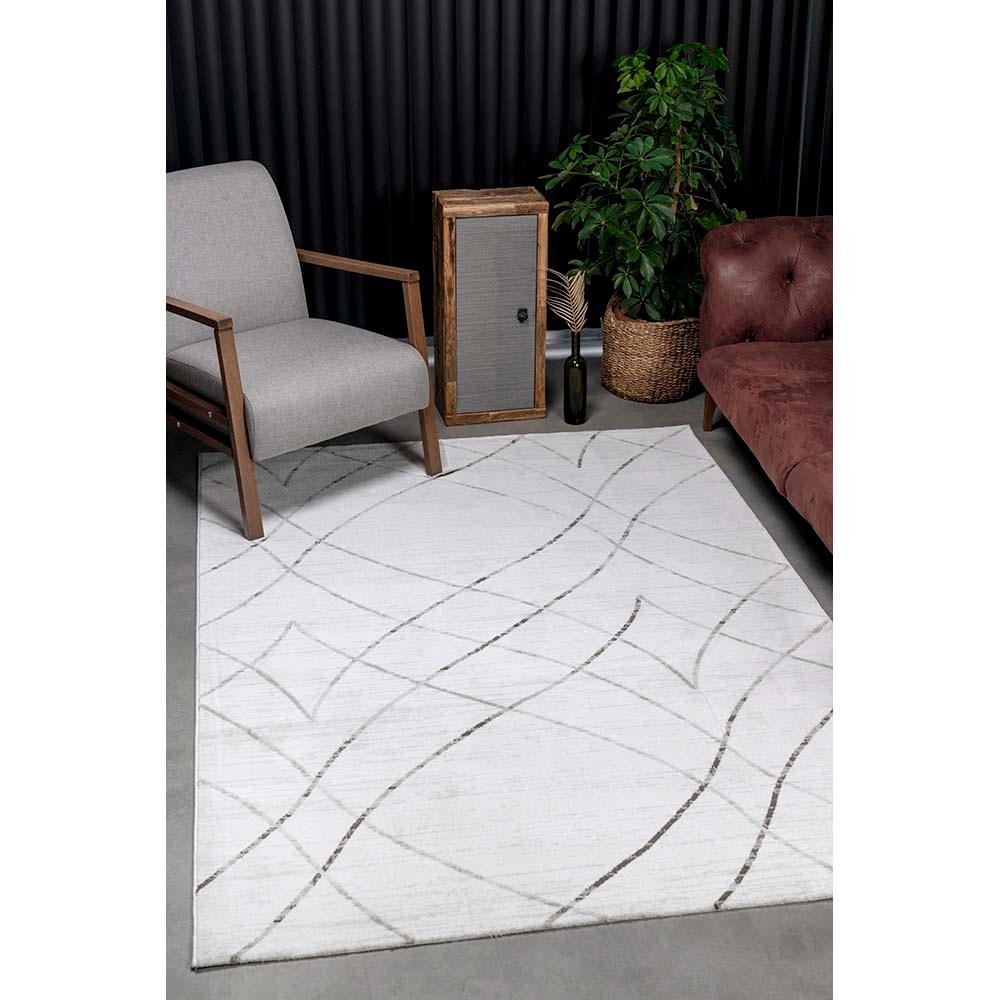 Tapete para Sala Istambul 06 bege e cinza 2,50X3,50M - Edantex - 4