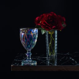 Kit 5 Vasos de Vidro para Eventos Lyor Sortidos Pequenos Jarro de Flores para Decoração de Festas - 3