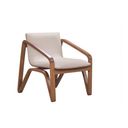 Ver imagem 1 de Poltrona Decorativa Aspen Base Madeira Maciça
