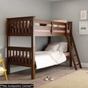 Ver imagem 4 de Beliche Solteiro Juvenil com Escada Móvel Joy P05 Castanho Acetinado - Mpozenato