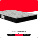 Ver imagem 4 de Colchão Casal e-Shop Casa D33 One Face - Branco/Preto - 17x138x188cm - e-Shop Casa