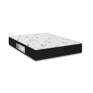 Colchão Casal e-Shop Casa D33 One Face - Branco/preto - 17x138x188cm - E-shop Casa