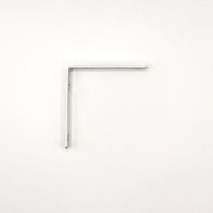 Suporte (Cantoneira) P/ Móveis 3" Kit C/ 25 Pcs - Branco