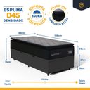 Ver imagem 4 de Cama Box Baú com Colchão de Espuma D45 Pillow Top Suport Prime Solteiro 88cm