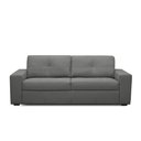 Ver imagem 6 de Sofá Decorativo Mendes 3 Lugares Sala de Estar 235cm Pés em Madeira Couro Grafite G88 - Gran Belo