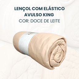 Lençol Avulso King de Malha Vivaldi Premium Sul Brasil:doce de Leite - 2