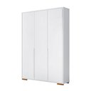 Ver imagem 1 de Guarda Roupa Infantil 3 Portas 3 Gavetas Sloan M08 Branco Acetinado - Mpozenato