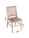 Ver imagem 6 de Conjunto Mesa Redonda 1,2 m com 6 Cadeiras Madri Madeira Maciça