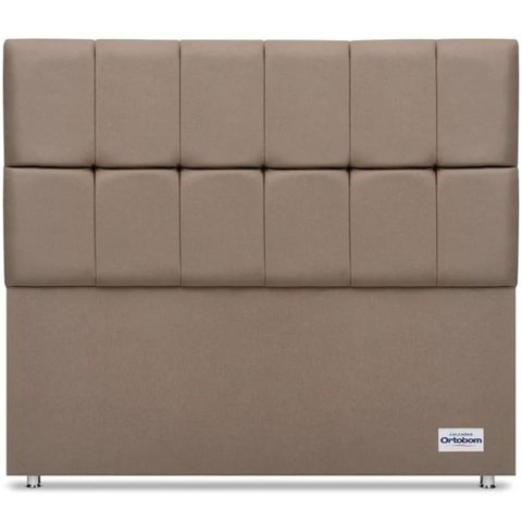 Cabeceira Piave Linho Bege Casal 8x140x120cm - 1050393570 - Ortobom