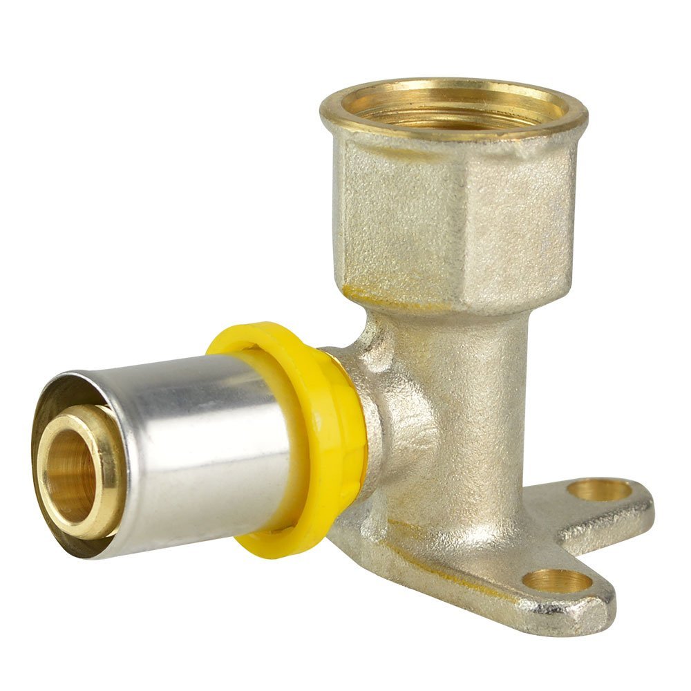 Joelho 90° Transição Fêmea Base Fixa Gás DN 20x1/2" Amanco AMANCO WAVIN 97653 - 1