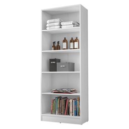 Armario Multiuso 2 Portas 4 Prateleiras Lavanda Kits Paraná Cor:branco White - 2