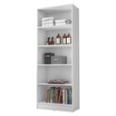 Ver imagem 2 de Armario Multiuso 2 Portas 4 Prateleiras Lavanda Kits Paraná Cor:branco White