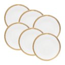 Ver imagem 1 de Conjunto 6 Pratos de Porcelana para Sobremesa Paddy 19 cm Wolff