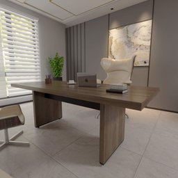 Mesa para Escritório e Reunião 2 Metros Tamburato - 6