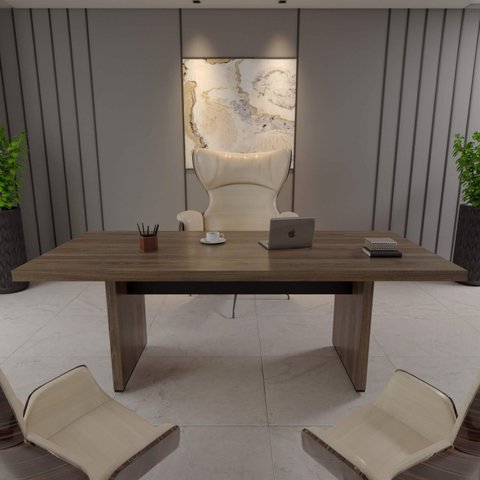 Mesa para Escritório e Reunião 2 Metros Tamburato