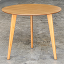 Ver imagem 2 de Mesa de Jantar Redonda Júlia de 80cm Freijó