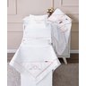 Manta Bebê com Almofada Bordada Flores 2 Pçs-batistela Baby - 2
