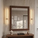 Ver imagem 4 de Cômoda para Quarto 4 Gavetas com Espelho Decorativo Madeira Maciça Zahav F06 Café - Lyam Decor
