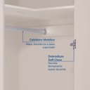 Ver imagem 7 de Guarda Roupa Planejado de Canto Obliquo 1 Porta Corino Hera CabeCasa MadeiraOriginals Off White