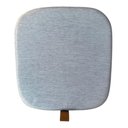 Ver imagem 3 de Kit 02 Banquetas Altas Cozinha e Área Gourmet Vik Estofada Linho Cinza - Desk Design
