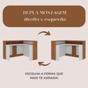 Ver imagem 4 de Balcão para Escritório para Atendimento/recepção Freijó/branco