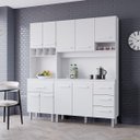 Ver imagem 5 de Kit de Cozinha 9 Portas 4 Gavetas com Nicho Vitorina Branco