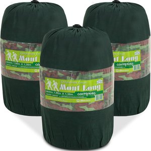 Kit 3 Colchonetes Camuflado Casal 190x130cm com Bolsa Para Transporte - Emcompre