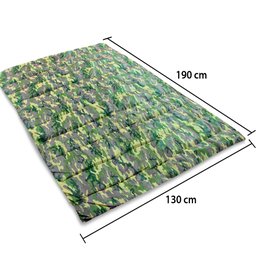 Kit 3 Colchonetes Camuflado Casal 190x130cm com Bolsa Para Transporte - Emcompre - 6