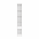 Ver imagem 6 de Módulo de Guarda Roupa Mesa de Cabeceira 1 Porta 1 Gaveta 100% MDF Cairo Branco/Neve