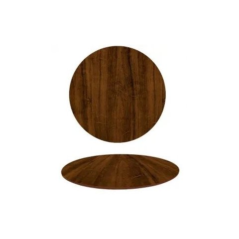 Tampo em MDF Oval 140X90 cm - Pau Ferro Personal Decor Design Tampo Oval MDF Marrom
