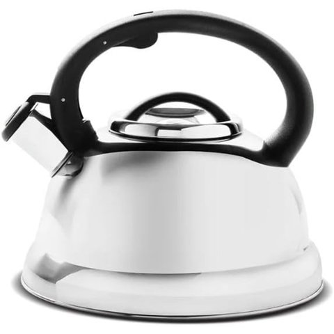 Chaleira com Apito Linha Roma 2,7 Litros Fogão Gás e Indução Brinox