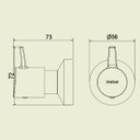 Ver imagem 5 de Acabamento 1/2, 3/4, 1 Minimal Advance 26410 Meber - Cromado