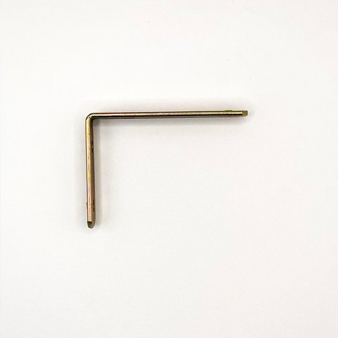 Suporte (cantoneira) P/ Móveis 2x3" Kit C/ 50 Pcs - Dourado