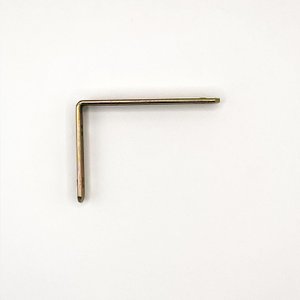 Suporte (Cantoneira) P/ Móveis 2x3" Kit C/ 50 Pcs - Dourado