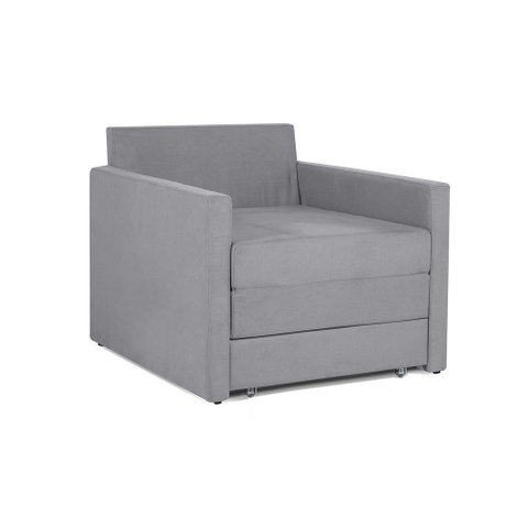 Sofá Cama Castor Solteiro Salerno Max Suede Cinza