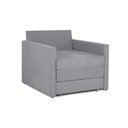 Ver imagem 1 de Sofá Cama Castor Solteiro Salerno Max Suede Cinza