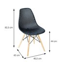 Ver imagem 2 de Cadeira Eames Furadinha - Fendi