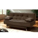Ver imagem 1 de Sofá Cama 1,80m Flórida Suede Marrom Mirra Decor