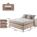 Ver imagem 2 de Conjunto Colchão +box Casal Molas Ensacadas Classic 138x188x63cm - Megasul