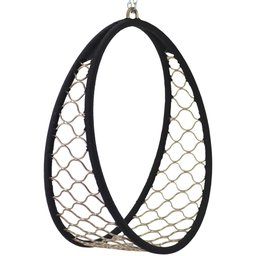 Balanço Suspenso Corda Náutica e Alumínio Trama Original para Área, Jardim, Piscina - Trama Original - 6